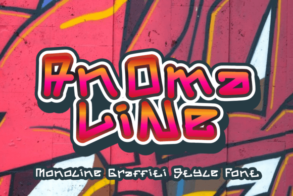 Anomaline: A Bold Typographic Statement
