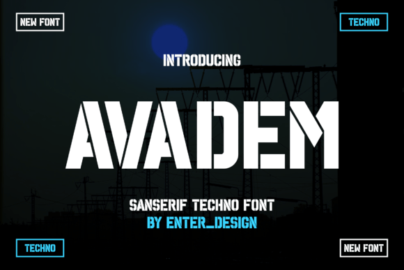 Avadem: A Bold Typeface for Editorial Design