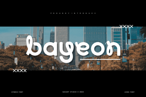Bayeon: A Bold Script Font for Impactful Campaigns