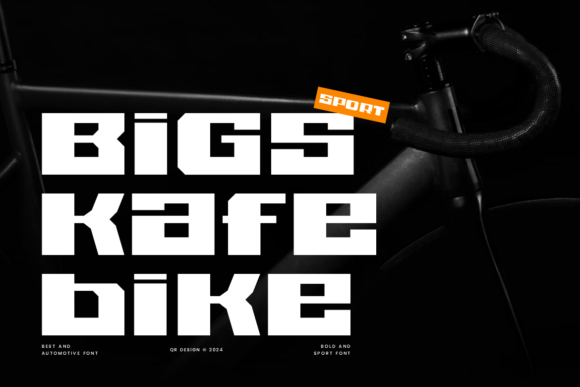Bigskafe Bike Font
