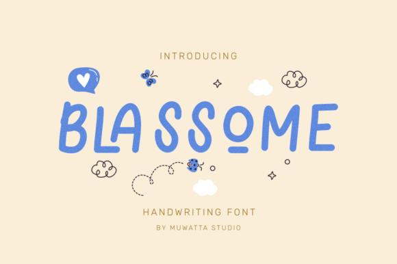 Blassome: A Playful Font for Creative Marketing