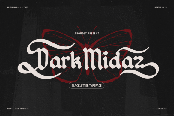 Dark Midaz Font for Web Design