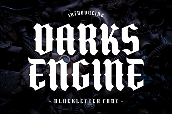 Darks Engine Font for Bold Design