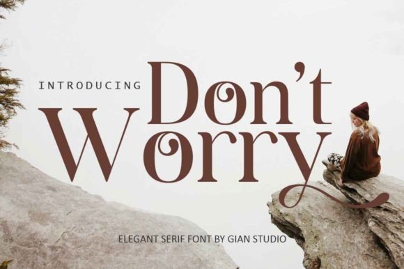 Don't Worry Font: Bold and Beautiful