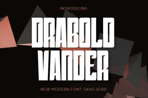 Drabold Vander Font for Bold Design