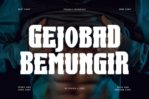 Gejobad Bemungir Font for Editorial Design