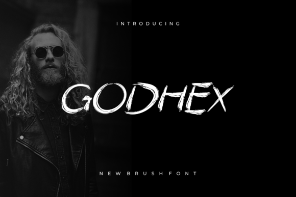 Godhex: A Stylish Brush Font for Web Design