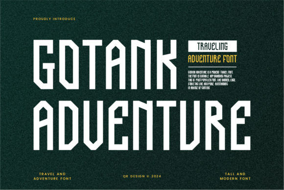 Gotank Adventure: Bold Font for Digital Marketing