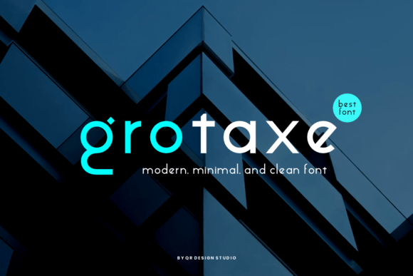 Grotaxe: A Bold Sans Serif for Web Design