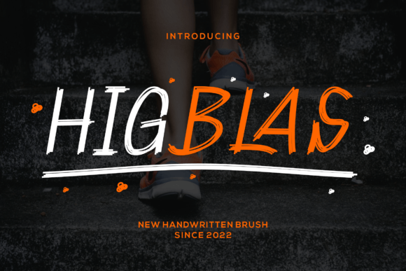 Higblas: A Bold Handwritten Font for Branding