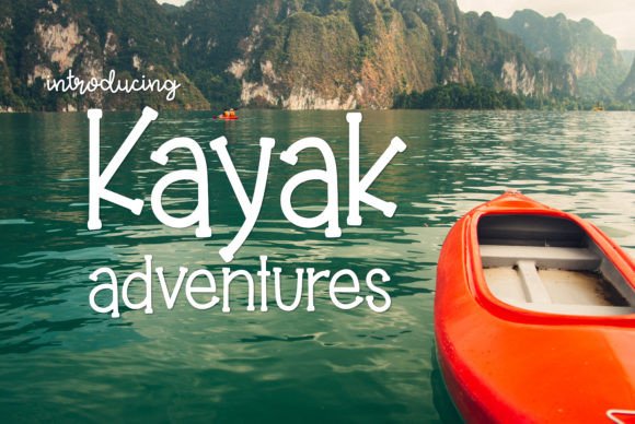 Kayak Adventure Font Review