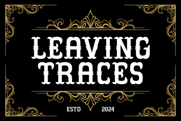 Leaving Traces Font Review