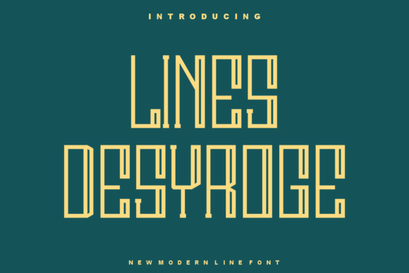 Lines Desyroge: A Bold Sans Serif for Web Design