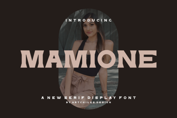 Mamione: A Bold Serif Font