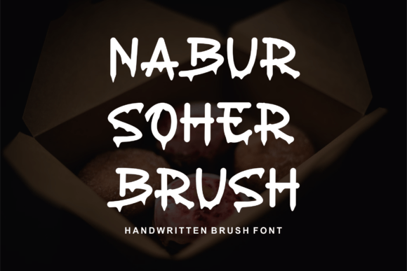 Nabur Soher Brush: A Bold Font for Creative Campaigns