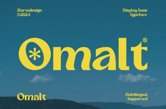 Omalt: A Bold Font for Creative Makers