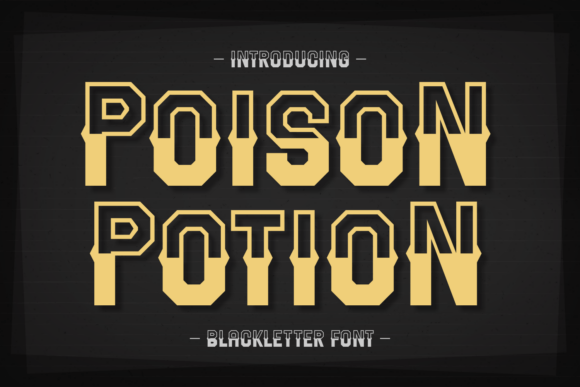 Poison Potion Font: A Bold Choice for Editorial Design