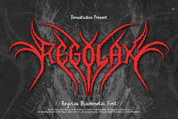 Regolax: A Bold Blackletter for Designers