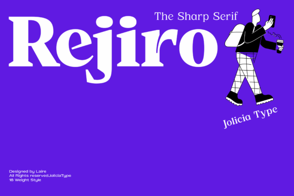 Rejiro: A Bold Serif for Web Design
