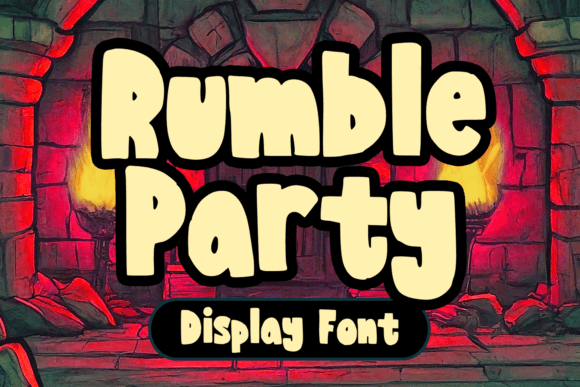 Rumble Party Font: Bold & Playful