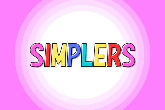 Simplers: A Gothic Font for Web Design