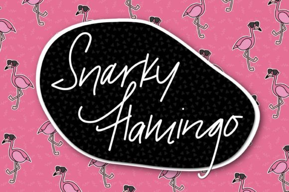 Snarky Flamingo: Bold Script for Impact