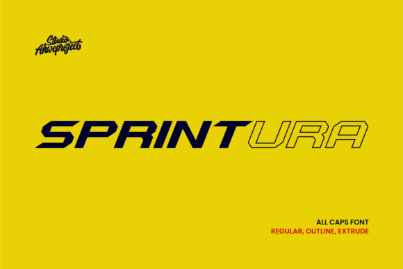 Sprintura: A Bold Font for Creative Makers