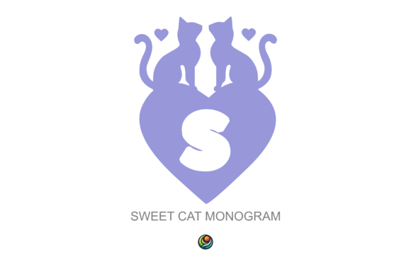 Sweet Cat Monogram Font