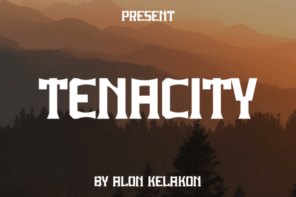 Tenacity: A Bold Serif Font for Creative Projects