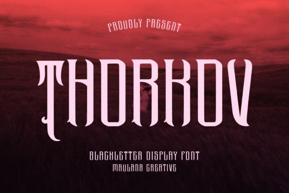 Thorkov: A Bold Blackletter for Web Design