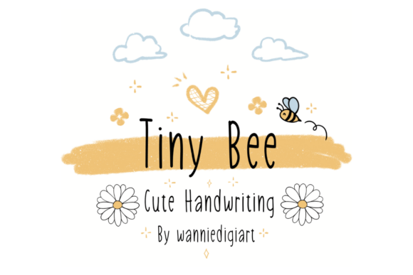 Tiny Bee Font: Whimsical Typography for Editorial Design
