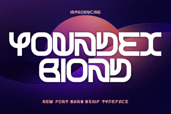 Youndex Biond: A Bold Typeface for Impact