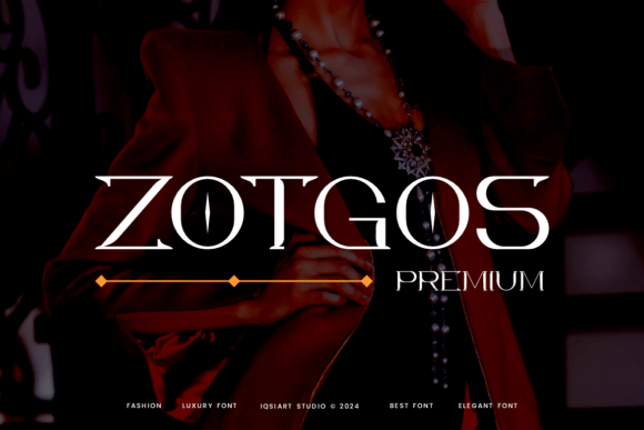 Zotgos Premium Font for Elegant Crafts